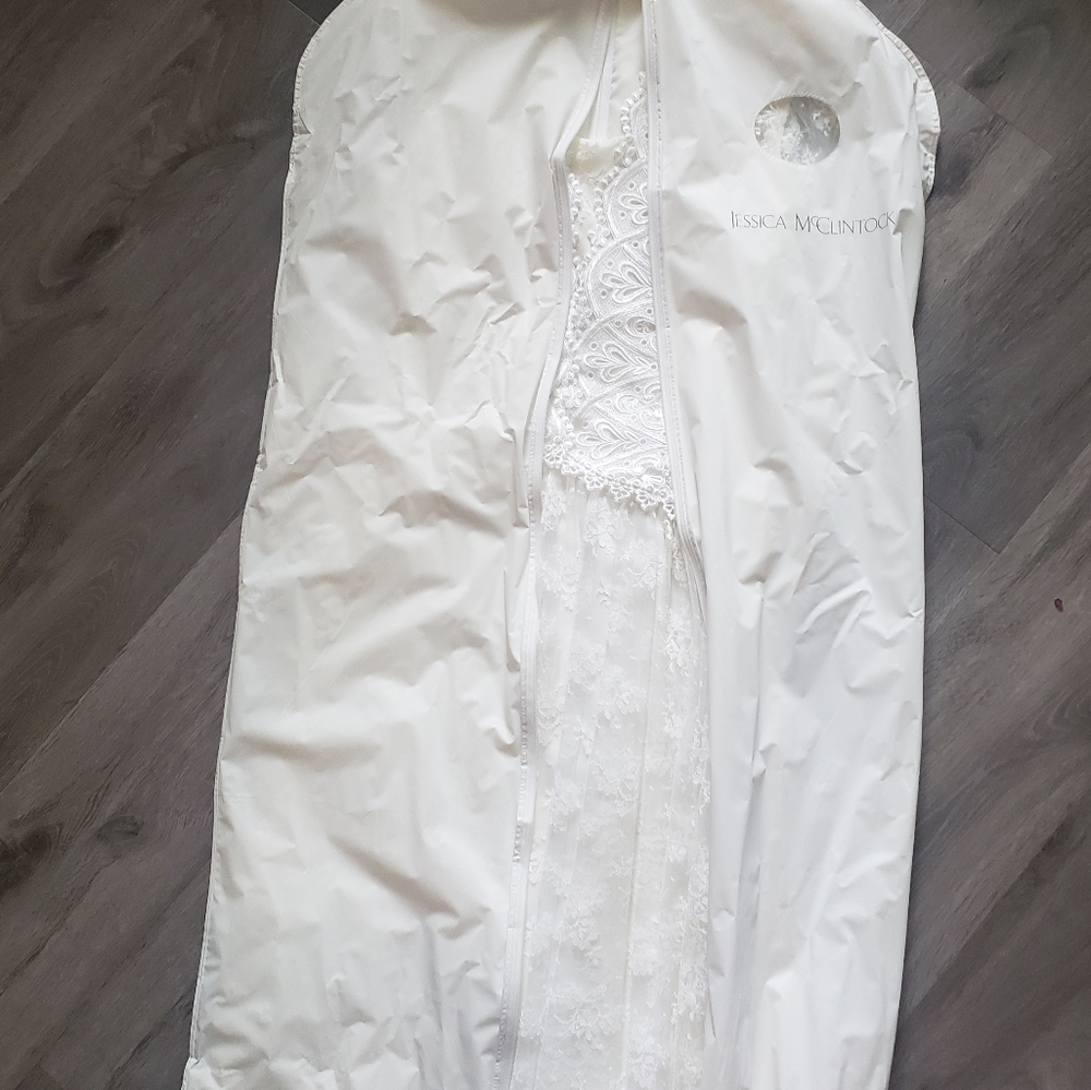 Jessica Mcclintock Gunne Sax Vintage Wedding Dress - Picture 15 of 16